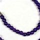 Were $3.00.  4mm round amethyst anklet with magnetic clasp.