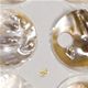 360 pc case of 75mm large shell round pendants. 