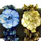 Were $17.50.  10 pc pack of assorted carved shell flowers on a 4 strand silk bracelet with shell cube beads.