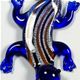 5 pc pack of lizard glass foil pendants. 40mm x 60mm
