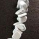 32" necklace of approximately 10mm chunky style Howlite chips.