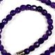 Were $4.00.   4mm faceted amethyst anklet with magnetic clasp.