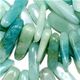 7.5" strand of Amazonite stick chips.