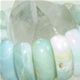 25mm Amozonite arch bracelet on elastic.