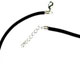 12 piece bag of 18"  black velvet chokers with lobster clasp and 1" extender.