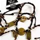 50 piece bag of Old Jade piece on adjustable silk bracelet.