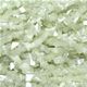 10 piece bundle of 36" white catseye chip strands.