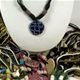 50 pc bag of adjustable waxed cord choker with glazed ceramic pendants.