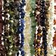 100 piece assortment of 17" gemstone chip chokers with magnetic clasp. 100 piece assortment will be 10 each of 10 different stones.
