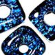 20mm dichroic glass square pendant.