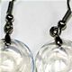 Opalite rose earrings. 20mm