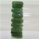 7 x 20mm double drilled gemstone stick elastic bracelet.