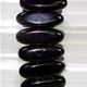 7 x 20mm double drilled gemstone stick elastic bracelet.