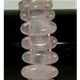 7 x 20mm double drilled gemstone stick elastic bracelet.