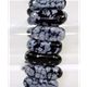 7 x 20mm double drilled gemstone stick elastic bracelet.