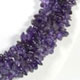 Were: $10.00 18" Amethyst wide woven chip choker with C ring toggle.