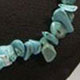 32" necklace of approximately 10mm chunky style Turquoise Howlite chips.