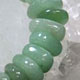 Gemstone nugget slice elastic bracelet. Approximately 6 x 12mm nuggets.