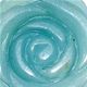10 piece sheet of amazonite rose pendants with bail. 30mm