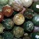 16" strand of faceted 10mm round fancy jasper beads.