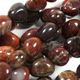 16" strand of tumbled brecciated jasper.
