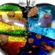 AH005-Glass Foil Abstract Heart