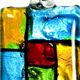 AS006-Glass Foil Abstract Square