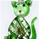 Cat014 - Cat glass foil pendant