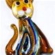 Cat019 - Cat glass foil pendant