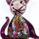Cat021 - Cat glass foil pendant