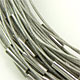 Silver cable choker with magnetic clasp