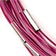 Pink cable choker with magnetic clasp