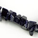 Blue goldstone gemstone chip bracelet