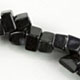 Black gemstone chip bracelet
