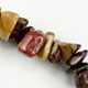 Mookaite gemstone chip bracelet