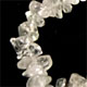 Quartz gemstone chip bracelet