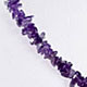 Amethyst chip choker