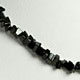 Black obsidian chip choker