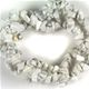 Howlite tri-twist chip bracelet