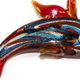 D014- Dolphin glass foil pendant
