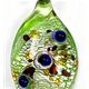 DOT001-Glass Foil Oval with Dots
