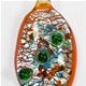 DOT005-Glass Foil Oval with Dots
