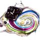 E012 - Elephant glass foil pendant