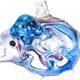 E013 - Elephant glass foil pendant