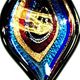 FTS001-Glass Foil Fancy Twist Scoop