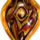 FTS003-Glass Foil Fancy Twist Scoop