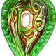 FTS024-Glass Foil Fancy Twist Scoop