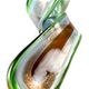 CO018- Coil glass foil pendant