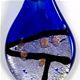 LS004- Large Scoop glass foil pendant