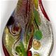 LS006 - Large scoop glass foil pendant